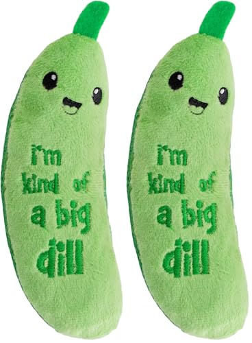 Catstages Crunchy Pickle Kicker Dental Catnip Cat Toy (Pack of