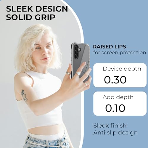 Image of A rtistque Ultra Stylish Back Cover Case for Samsung Galaxy A56 5G | Premium Shockproof TPU | Protective Design | Samsung Galaxy A56 5G Bumper Back Cover - Black