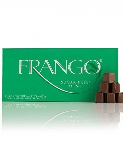 Frango Sugar-Free Mint Chocolates 45-Pc. Box | Kosher, Dairy Free(Sugar Free Mint)
