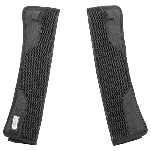 DOPPELGANGER Mesh Shoulder Pad 3D Mesh Shoulder Pad Black