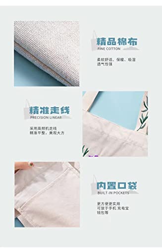 Dark Blue Canvas Cotton Tote Bag Embroidery Kit,Orchid Flowers Art Pattern,Cross Stitch Kits, Including Stamped Embroidery Bag with Hoops,Needle, Instruction Manual and Color Threads for Beginner