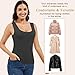 JOYSHAPER Thermal Tank Tops Women Underwear Tops Sleeveless Undershirt for Women Cotton Camisole Warm Base Layer Thermal Vests Dark Gray XL