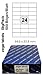 Produktbild 12.000 Etiketten 64,6 x 33,8 mm selbstklebend auf DIN A4 Bögen (3x8 Etiketten) - 500 Blatt Bigpack - Universell für Laser/Inkjet/Kopierer/Farblaser einsetzbar