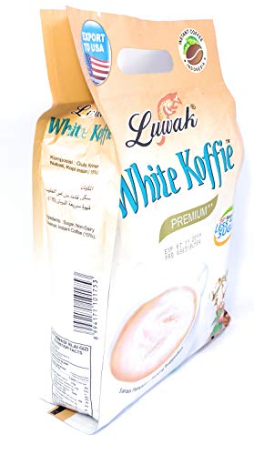 Kopi Luwak White Koffie Premium Less Sugar Coffee 20-Ct, 400 Gram (Pack Of 6) #TOP4