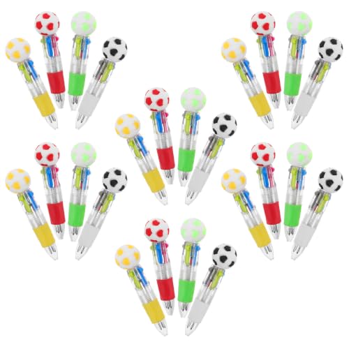 Bolígrafos de fútbol para oficina y escuela con tinta de pvc de diseño exclusivo