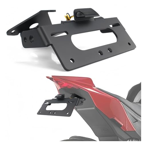 Support de plaque moto arrière Aprilia RSV4 fixation robuste stable - 2