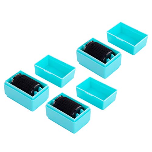 NUOBESTY 3pcs Roller Stamp self-Inking Stamp Stamps for Kids Messy Code Stamp Confidential Stamp Identity Guard Stamp Self Inking Stamp Anti-counterfeiting Seal die Child