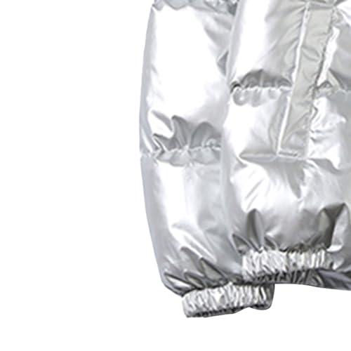 Men’S Thickened Down Glow Jacket Winter Warm Quilted Puffer Ski Coat Lightweight Windproof Jacket With Hood3