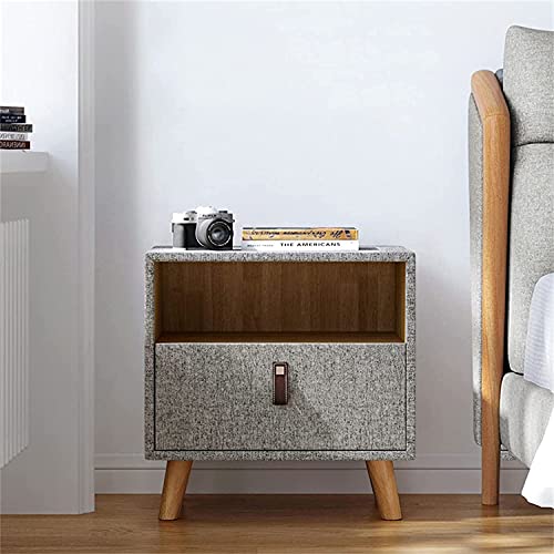 Table de nuit avec tiroir et rangement ouvert meuble de chambre