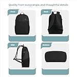 Travelon Anti-Theft Metro Backpack with RFID blocking pouch - Image 5