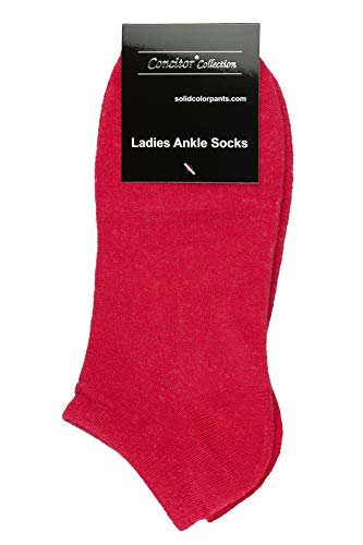 Women's Dress Socks Solid Colors COTTON Blend Low Cut No Show Sock