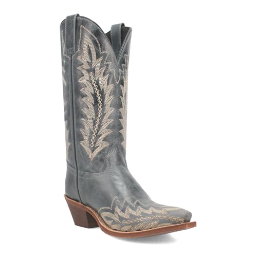 Laredo Blue/Blue Emmylee Women's Leather Boots 522072