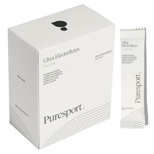 Puresport Ultra Electrolytes (Citrus Salt/15 Sachets) | Science-Backed Electrolytes Powder Designed to Support Optimal Hydration | Zero Sugar or Artificial Sweeteners | Informed Sport Certified