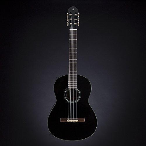 Yamaha C40II Full Size Classical Concert Guitar Black & D'Addario
