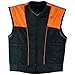 Mufimex, Herren Motorrad Lederweste Gladiator Biker Kutte MF110 (DE/NL/SE/PL, Alphanumerisch, 4XL, Regular, Regular, Schwarz)