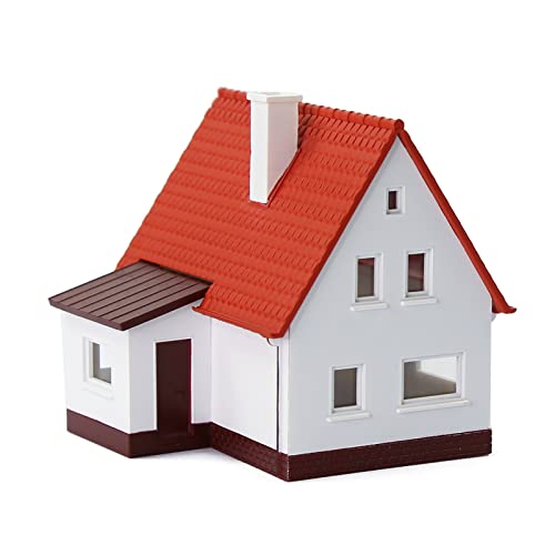 One Set N Scale 1:160 Model Village House Assembled Model Architectural Building Layout JZN03R