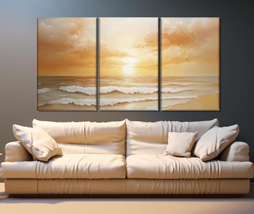 Toile ocean paysage marin pittoresque grand format cadre