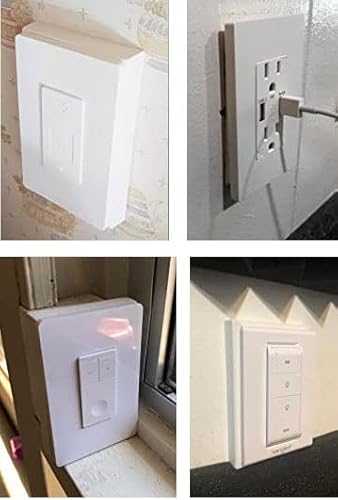 Imbaprice Bes1-1 1-Gang Non-Metallic Shallow Surface Box Extender, White #TOP3