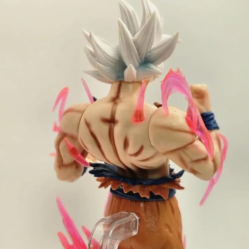 Image of Awestuffs Large Action Figure Limited Edition Figure Toy Statue Merchandise for Anime Lovers (18 cm) (DBZ Gokuu Ultra Instinct Floating)