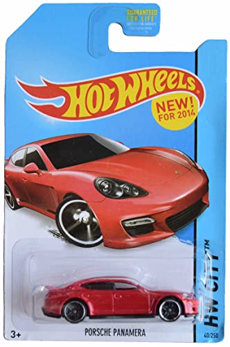 Hot Wheels Porsche Panamera, City 40/250 rojo