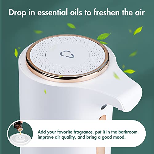 Automatic Soap Dispenser, Sumille 3 Level Adjustable Hand Soap Dispenser, Foaming Soap Dispenser 10Oz/300Ml Rechargeable Soap Dispenser, Touchless Hands Free Soap Dispenser For Bathroom And Kitchen #TOP2