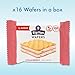 Rip Van Strawberry Keto Wafer Cookies - Healthy Vegan Snacks - Non GMO, Low Sugar (1g), Low Calorie - 16 Count