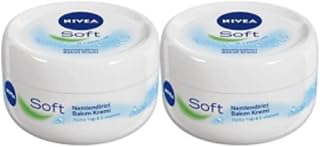 Nivea Soft Nemlendirici Vücut Bakım Kremi 200ml, El Yüz Vücut, E Vitamini, Jojoba Yağı, 2 Adet