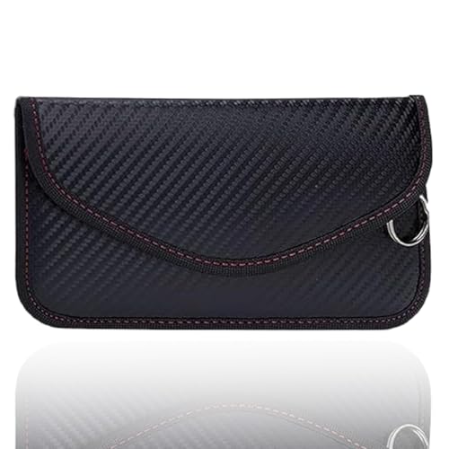 【Design Portatile】 Progettata pensando alla praticità, la custodia Faraday presenta un anello in lega di zinco migliorato, che la rende facile da trasportare e utilizzare quando necessario. Ideale per smartphone, chiavi dell'auto, carte di credito e piccoli dispositivi elettronici, questo accessorio è essenziale per chi cerca sicurezza e comodità.