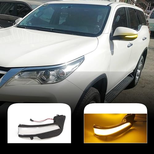 Luz señal giro dinámica secuencial para espejo Hilux Revo lámpara intermitente 3