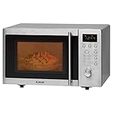 Bomann Mikrowelle mit Grill MWG 2211 U CB edelstahl, 20 Liter, mit Grill, Silber