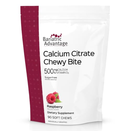 Calcium Citrate Chewy Bites with Vitamin D3, Raspberry flavor