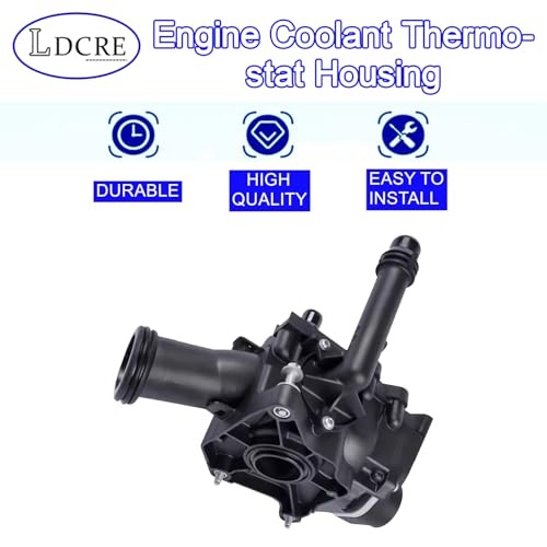 Engine Coolant Thermostat Housing – Replaces 11537642854, 11-53-7-642-854 – Compatible with BMW 340i, 440i, 540i, 740i, M240i, X3, X4 (B58 3.0L, 2016-2021) – Heat Management Module by LDCRE - Image 7
