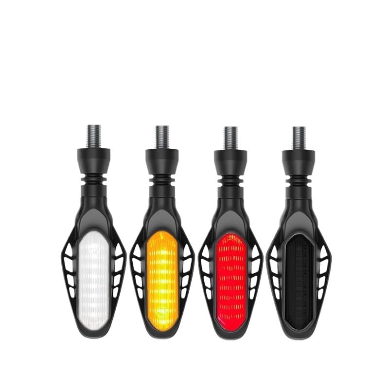 Clignotants LED moto et feu stop arrière pour rouler serein de nuit