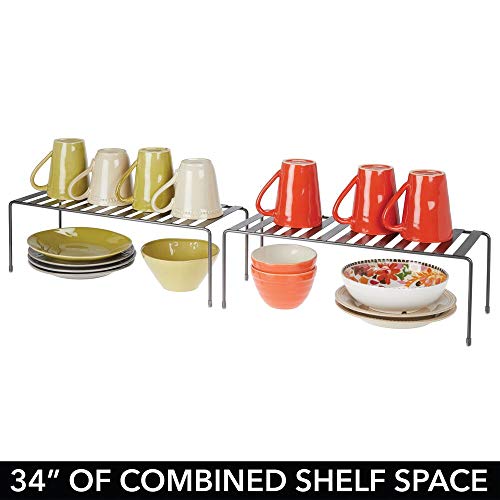 MDesign Set da 2 Mensole porta piatti per la