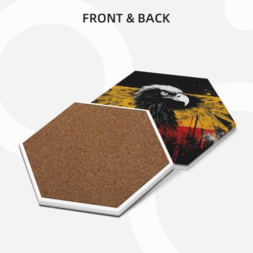 Dessous de verre absorbant avec support pour cadeau et déco de table