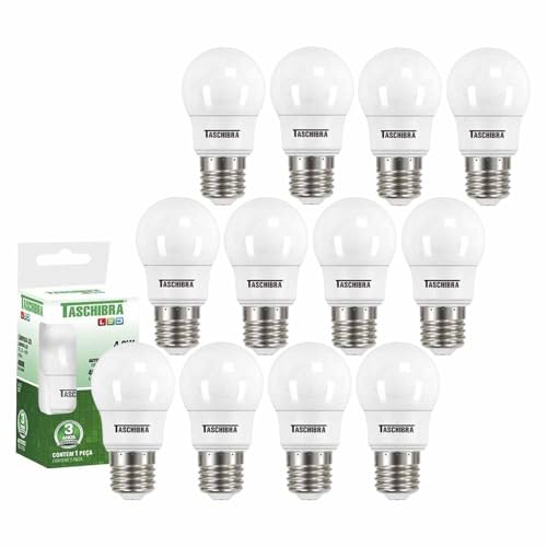 Kit 12 Lâmpada Led Tkl 30 4,9w E27 4000k Taschibra