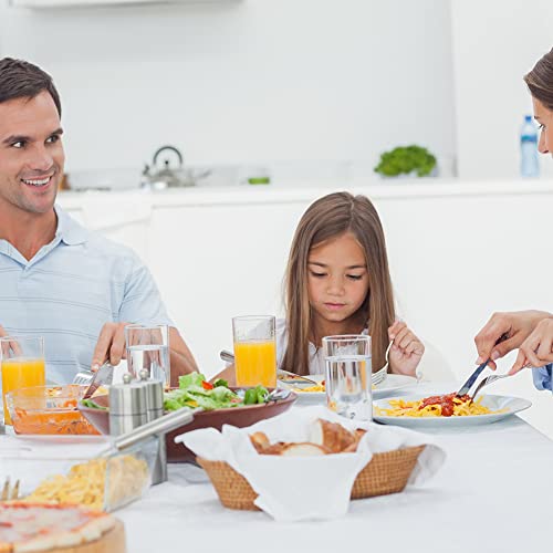 Vicloon Campingbesteck, 6 Stück Edelstahl Besteck, Reisebesteck Camping Edelstahl mit Gabel, Löffel, Flaschenöffner und Bestecktasche, Besteck für Reise Camping Picknick (Himmelblau)