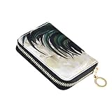 ★ Größe: Die Brieftasche mit Reißverschluss ist immer sperrig und zu groß für die Kleidertasche. Wir haben versucht, sie dünner zu machen, damit sie in Ihre Tasche passt. Die Größe beträgt 12 x 8 x 2 cm (4,7 x 3,1 x 0,8 Zoll). Diese Größe ist viel dünner als die normale Brieftasche mit Reißverschluss könnte sich von der sperrigen Geldbörse mit Reißverschluss verabschieden.