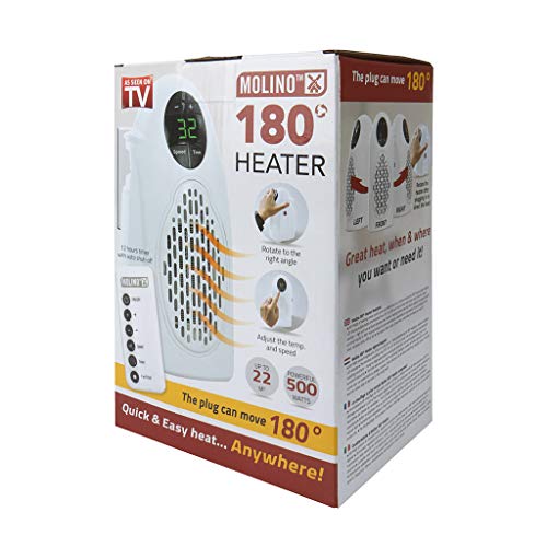 Energiebesparende elektrische mini kachel met afstandsbediening, elektrische verwarming in het stopcontact tot 22 m²… - Image 3