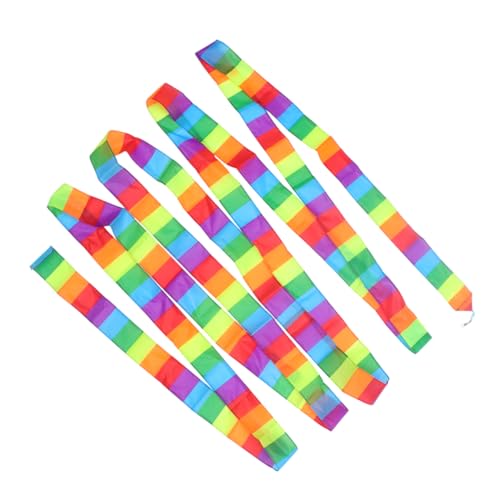 Abaodam Streamer Kite Tail 10m Long Colorful Ribbon Kite Tail for Flying Floating