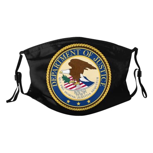 Seal of The United States Department of Justice Adult Dust Mask Adjustable Dust Face with 2 Filter7