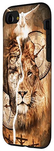 Iphone Se (2020) / 7 / 8 Jesus, The Lion Of Judah And The Dove Graphic Case #TOP1