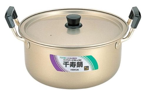 Amazon｜(32cm) 千寿鍋(純しゅう酸アルマイト加工)｜両手鍋 オンライン通販