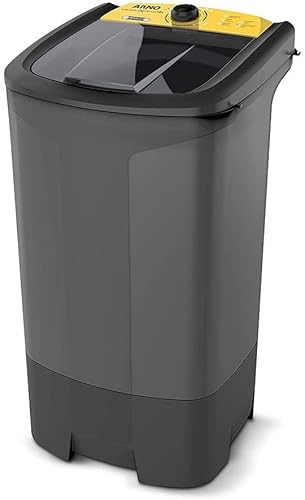 Lavadora de Roupas Semi Automática Arno 11 Kg Lavete Eco ML91 Cinza/Amarelo 110V