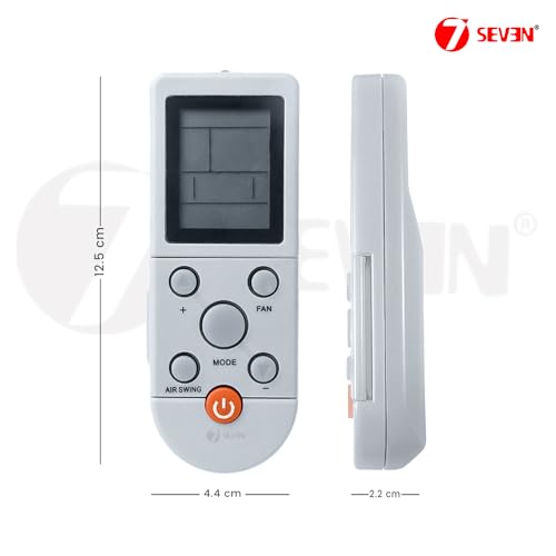 Image of 7SEVEN Compatible with Voltas Ac Remote YKR-F /06 Model Suitable for Split and Window Air Conditioner 1 1.5 2 Ton - Match Exactly with Old Model 2 Remote for Better Performance