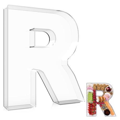 Rufhvty AC-PLUS Acryl-Buchstaben-Bonbonservierer 35,1 cm