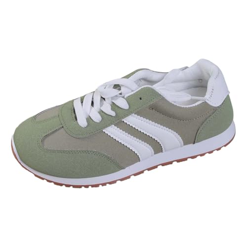 Chaussures à lacets avec semelle épaisse pour marcher sans douleur