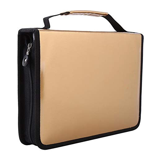 Hztyyier Estojo de lápis com 150 compartimentos, grande capacidade, tecido de couro PU, bolsa para caneta com alça (#4) Material de escritório