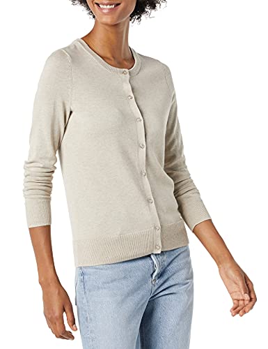 Photo 1 of Amazon Essentials Women's Lightweight Crewneck Cardigan Sweater