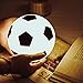 Produktbild Fußball Nachtlicht für Kinder, Fußballspielzeug Geschenk für Jungen, USB wiederaufladbare Kinder Nachtlampe / 13cm / Weiß